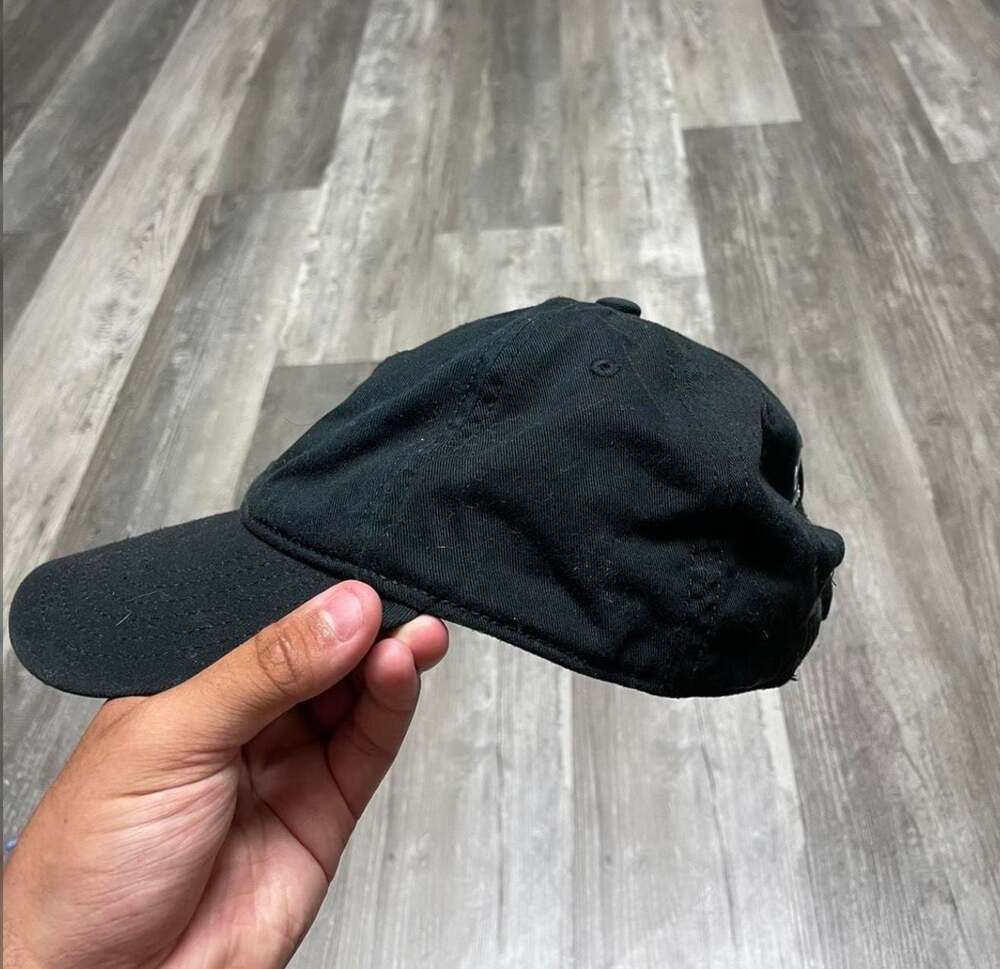 Adidas Originals Trefoil Logo Adjustable Baseball Cap Black - Picture 4 of 4
